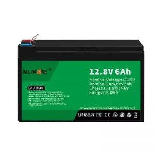 12,8V 6Ah dobíjecí baterie LiFePO4 olověná náhradní lithium-iontová baterie