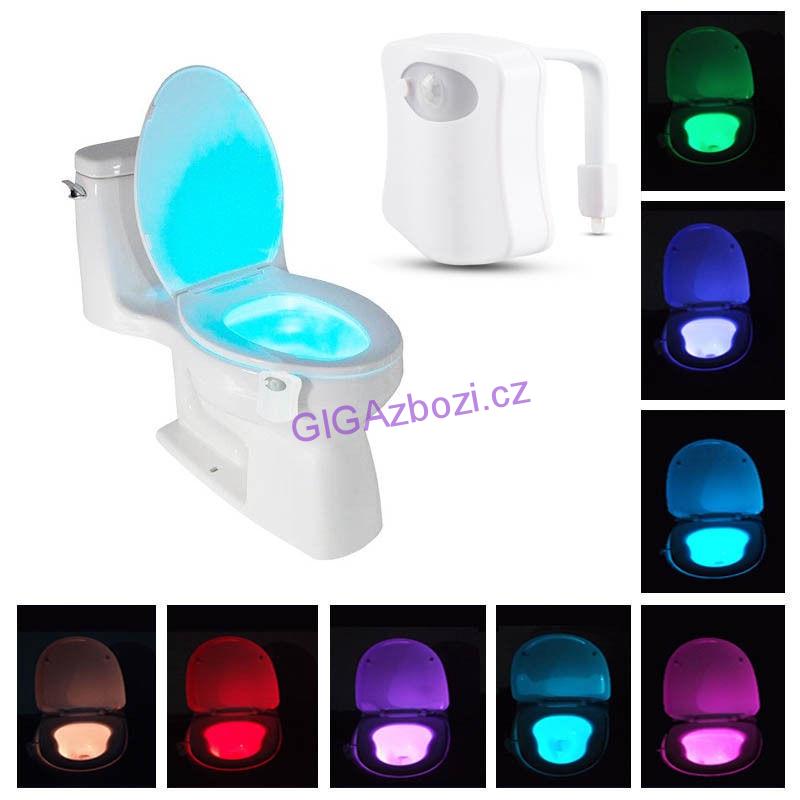  Noční LED světlo na toaletu