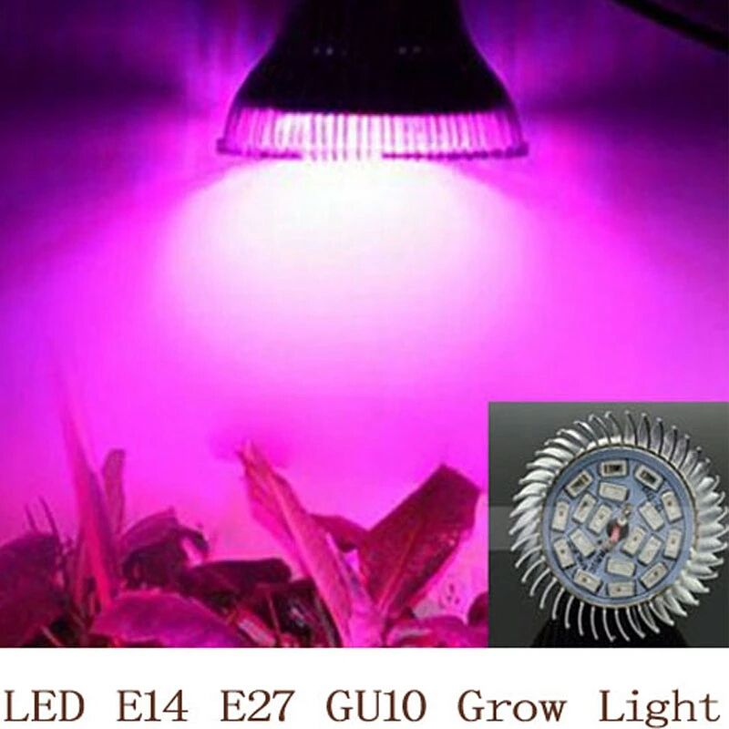 LED ŽÁROVKA NA RŮST KVĚTIN 18W E14 / E27 /